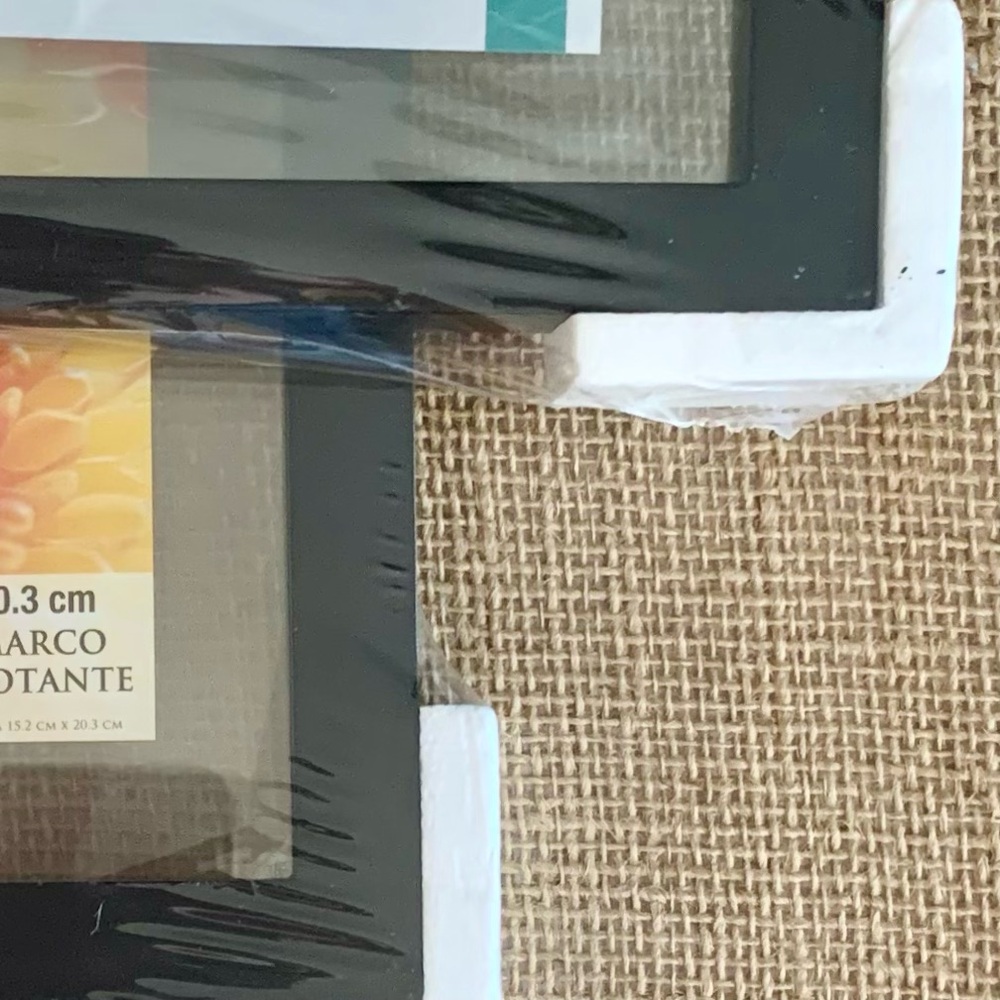 4 NWT Black Wood Floating Frames 6” x 8” for 5”x7” Pics or Smaller - Picture 9 of 10
